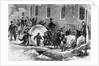 Children Making a Giant Snowball by Anonymous