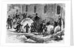 Children Making a Giant Snowball by Anonymous