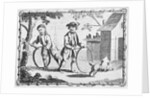 Children Playing with Hoops by Anonymous