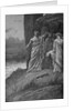 Engraving of Druids Offering Human Sacrifice by A. de Neuville