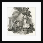 Portrait of Princess Charlotte and Prince Leopold by Anonymous