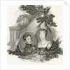 Portrait of Princess Charlotte and Prince Leopold by Anonymous
