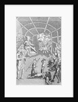 Engraving of Pochontas begging for life of Captain John Smith by Anonymous