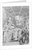 Engraving of Pochontas begging for life of Captain John Smith by Anonymous