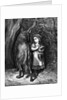 Engraving of Little Red Riding Hood with the Wolf by Anonymous
