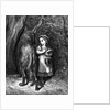 Engraving of Little Red Riding Hood with the Wolf by Anonymous
