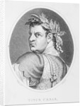 Oval Illustrated Portrait of Titus Caesar by Anonymous