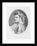 Oval Illustrated Portrait of Titus Caesar by Anonymous