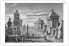 Soldiers and Pedestrians on Roman Street by Anonymous