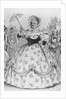Polit Cartoon/G Cleveland In Hoop Skirt by Anonymous
