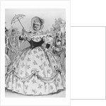 Polit Cartoon/G Cleveland In Hoop Skirt by Anonymous