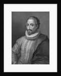 Portrait of Spanish Writer Miquel de Cervantes Famous for Don Quixote by Anonymous