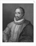 Portrait of Spanish Writer Miquel de Cervantes Famous for Don Quixote by Anonymous