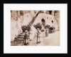 Village Woman Carrying Products on Their Backs by Anonymous