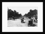 Horse Driven Carriages at Avenue Des Champs Elysees by Anonymous