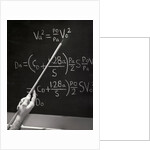 Equation on Blackboard by Anonymous