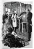 Print of Gail Borden Explaining the Method of Condensing Milk by Anonymous