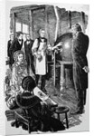 Print of Gail Borden Explaining the Method of Condensing Milk by Anonymous