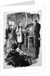 Print of Gail Borden Explaining the Method of Condensing Milk by Anonymous