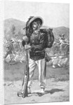 Italian Bersagliere/Woodcut by Anonymous