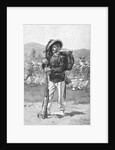 Italian Bersagliere/Woodcut by Anonymous