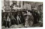 Hessian Mercenaries Saying Goodbye to Families by Anonymous