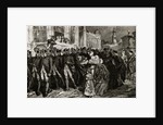 Hessian Mercenaries Saying Goodbye to Families by Anonymous