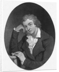 Illustration of Poet Friedrich Schiller in Thoughtful Pose by Anonymous