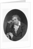 Illustration of Poet Friedrich Schiller in Thoughtful Pose by Anonymous