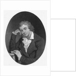 Illustration of Poet Friedrich Schiller in Thoughtful Pose by Anonymous