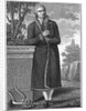 Illustration of Poet Friedrich Schiller Outdoors by Anonymous