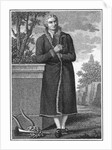 Illustration of Poet Friedrich Schiller Outdoors by Anonymous