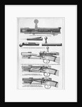 Cross Sections Of Gun Parts/Illust by Anonymous