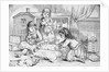 Girls Playing with Dolls by Anonymous