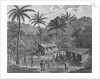 Drawing Depicting Dwellers on a Marquesas Island by Anonymous