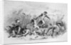 War Scene Between French and Other European Factions by Anonymous