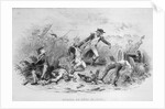 War Scene Between French and Other European Factions by Anonymous