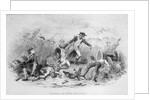 War Scene Between French and Other European Factions by Anonymous