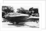 German Airplane in Field by Anonymous