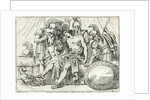 Surgeon Pulling Arrow Out of Alexander the Great's Side by Anonymous