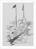 Holland Military Vessel on the Ocean by Anonymous