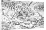 Map of Vatican Area by Antonio Lafreri