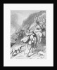 Illustration of Goths Retreating into Asturian Mountains by Anonymous
