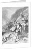Illustration of Goths Retreating into Asturian Mountains by Anonymous