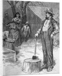 Illustration Of Thanksgiving In N.E. by Anonymous