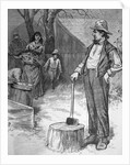 Illustration Of Thanksgiving In N.E. by Anonymous