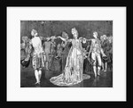 Painting of Couples Dancing the Minuet by Anonymous