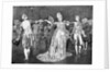 Painting of Couples Dancing the Minuet by Anonymous