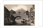 Illustration of Rialto over Grand Canal at Venice by Anonymous