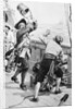 Pirate Kidd Swings Bucket at Crew Members by Anonymous